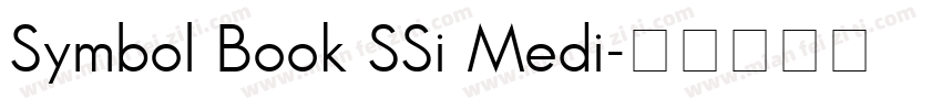Symbol Book SSi Medi字体转换